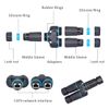 Micro Connectors, Shielded IP68 Waterproof RJ45 Coupler Splitter for Cat8/7/6/5e/5 Ethernet Cables