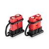 WEISEN 4pcs Red 175A Battery Quick Connect Winch Connector Plug Power Supply