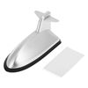RATCHROLL Tail Fin Designed Antenna Car Signal Antenna ABS Material Silver Tone 1 Pc