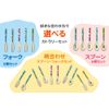 Melamine Spoon Fork Cutlery Set (Iraka Pattern Spoon Fork Set of 1)