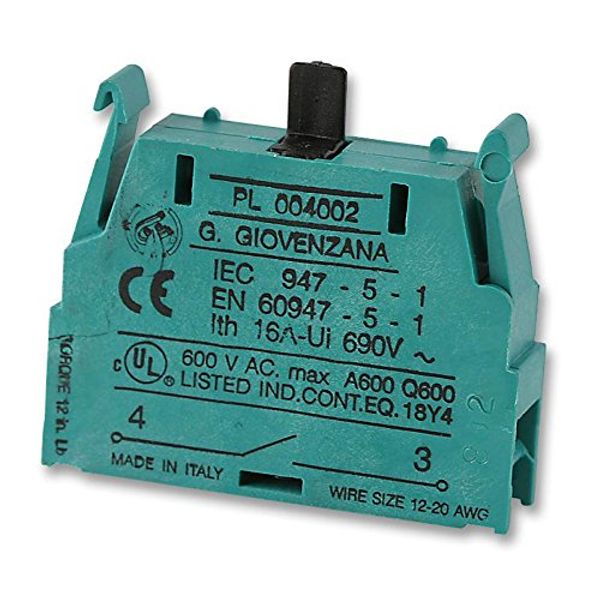 Bernstein Contact Block, Spst-No - PL004002