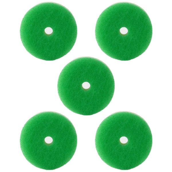 Marna POCO K095DG Kitchen Sponge Refill (No Suction Cup) Deep Green 5 Pack