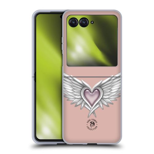 Head Case Designs Officially Licensed Anne Stokes Ascendance Winged Heart Mermaid and Angels Soft Gel Case Compatible with Razr 40 Ultra/Razr+ 2023