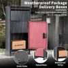 NAIZEA Package Delivery Boxes for Outside, Anti-Theft Lockable Parcel Drop Box