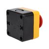 Hztyyier Push Button Station, AC660V 10A Plastic Shell Red Sign Emergency Stop Mushroom Push Button Switch