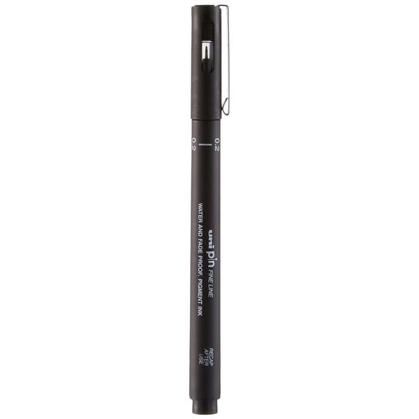 uni-ball PIN200 Technical Fineliner 0.2mm Black