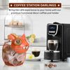 Made Easy Kit Coffee Pod Organizer, Coffee Bar Functional Décor, Brown Horse