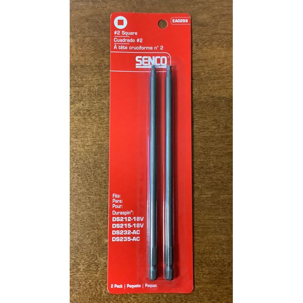 Senco EA0298 2 Pack Square Head DuraSpin Drive Bits - New! - Free Shipping!