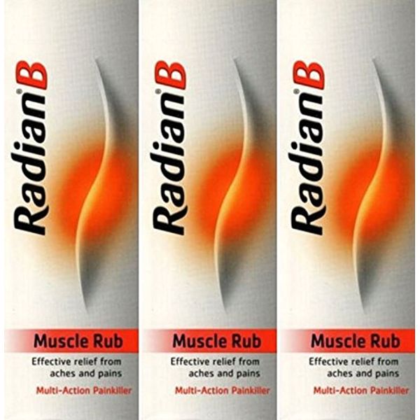 Radian B Muscle Rub 100 grams x 3 Packs