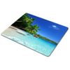 Smooffly Tropical Paradise Sunshine Beach Coast Sea Palm Trees Mousepad,Custom Rectangular Mouse Pad