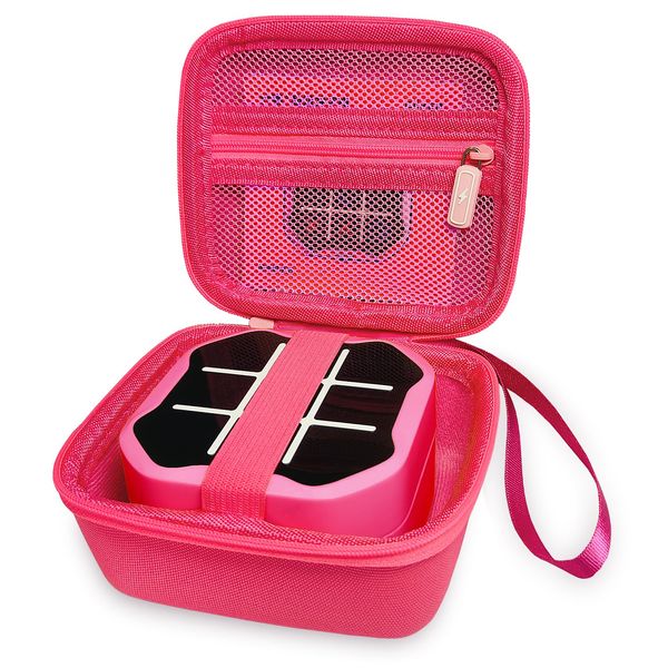 XEGIMOR Case for GiiKER Tic Tac Toe Bolt Game, Tic Tac Toe Bolt Game Case for GiiKER 3-in-1 Handheld Puzzle Game Console Carrier Accessories(Only Case) (Pink)