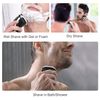 MAX-T Men's Electric Shaver - Corded and Cordless Rechargeable 3D Rotary Shaver Razor for Men with Pop-up Sideburn Trimmer Wet and Dry Painless 100-240V Black