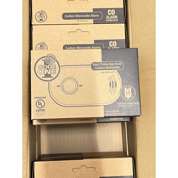 NEW Kidde Code One Carbon Monoxide Detector Alarm Battery Powered PACK OF SIX