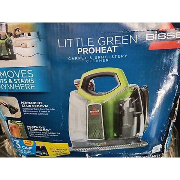 BISSELL Little Green ProHeat Portable Carpet Cleaner 2513G -Brand New