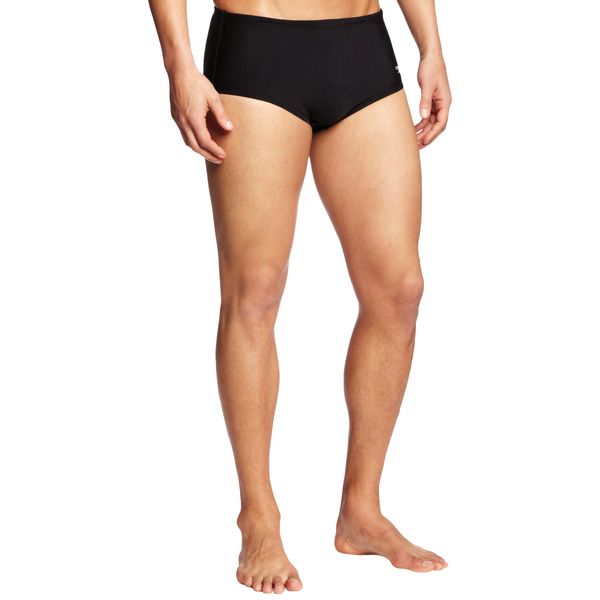 Speedo Men's Swimsuit Brief PowerFlex Eco Dive Solid Speedo Black, 34