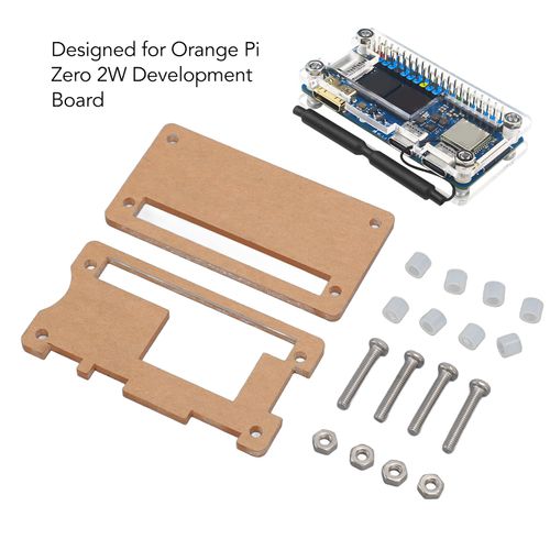 Case for 2W, Acrylic Protector Case Cover Sturdy Transparent Acrylic Cutouts Simple Development Board Case