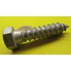 Galvanized Hex Head Lag Screw  1/2 Threads x 2.00" Length, 20 pcs