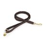 Shires Digby and Fox Plaited Dog Lead - Brown