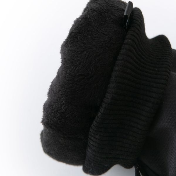 BUMDEEP Skihandschuhe Winterhandschuhe für Damen Herren, Warm Fausthandschuhe Snowboardhandschuhe Wasserdichte, winddichte, warme und atmungsaktive Handschuhe Winter（Schwarz Weiß,M）