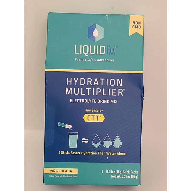 1 × LIQUID I.V. - PIÑA COLADA 🍍 Hydration Multiplier ( 6 Sticks ) EXP . 11/2024