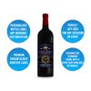 Personalised Anniversary Wine Bottle Label, Any Wording