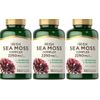 Irish Sea Moss Capsules 2250mg 3X180 Caps Bladderwrack/Burdock/Algae Non GMO