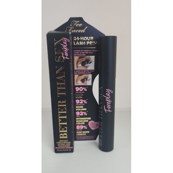 Too Faced Better than Sex Foreplay Mascara Primer Makeup Full Size 0.27oz NEW