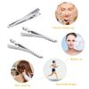 100 Pack Crocodile Clips Hair, Silver Alligator Clips with Teeth, Non-slip Metal Hair Barrette for Women Girls Hairdressing, DIY Hair Bows Making