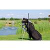 Scott Edward Grey Red Black Abstract Pattern Golf Head Covers Set of 3 Wood Clubs, with Rotating Number Tags