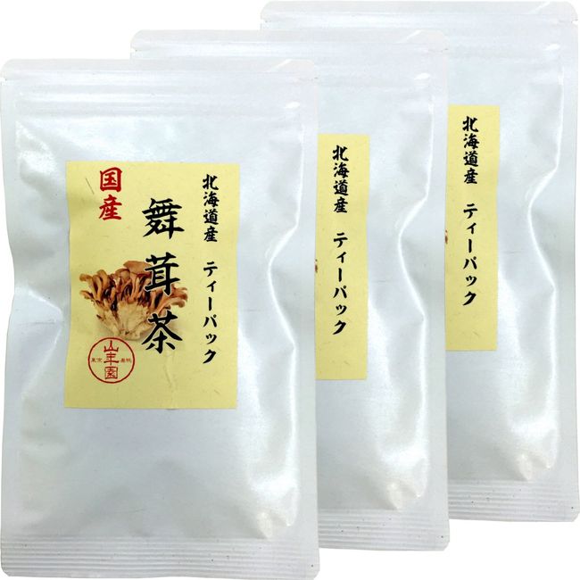 Maitake Polypore Mushroom Tea, 100% Made in Japan, Pesticide Free, 3 g Tea Bags, 10 Pack