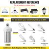 80W LED Corn Cob Light Bulb Replacement 800W Metal Halide E39 Mogul Base 6000K