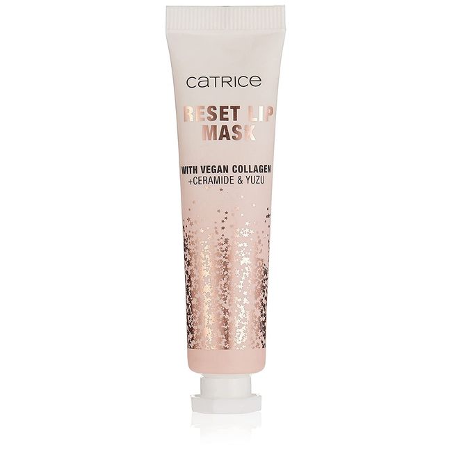 Catrice Holiday Skin Reset Lip Mask, transparent, Anti-Aging, feuchtigkeitsspendend, glättend, mit Vitaminen, pflegend, regenerierend, reparierend, transluzent, natürlich, glänzend (15ml)