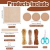 FREEBLOSS Macrame Basket Kit DIY Macrame Kit for Beginners Video Tutorials Basket Weaving Craft Adults Macrame Craft Kit for Gift