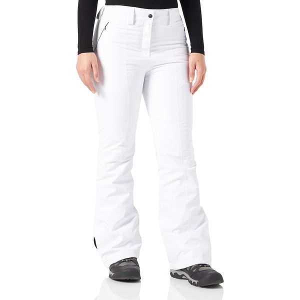 CMP Damen Aus Twill Damen-Skihose, Weiß, 36 EU