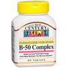 21st Century Complex B-50 Tablets Prolonged Release - 60 ct, Pack of 4
