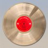 Aretha Franklin "Aretha"  Gold LP Record wall art