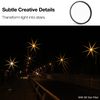 Walking Way 8 Points Star Filter 49 MM Variable Twinkle Effect - Cross-screen Slim Sparkling Effect Lens