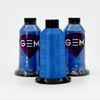 GEM Machine Embroidery Thread, 1x 3000M Cone, 40wt Polyester, Texas Blue, for Embroidery Machines