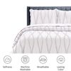 PHP Beautiful Quilted Bedspread Throw Embossed Frilled Pattern Quilt Coverlets Bedspreads Throw Bedding for All Season Comforter Set - White - Single