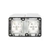 Mercury 429.918UK | Weatherproof Double Mains Outdoor Socket