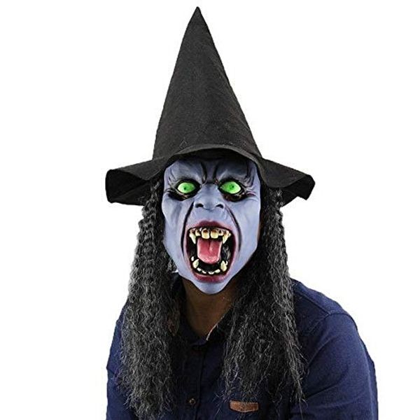 Fancy Dress, Costume Purple Wicked Witch Mask