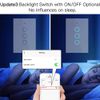 3 Gang Tuya WiFi Touch Wall Smart Light Switch Panel for Alexa Google Home App