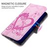 CASAFUNY Case for Google Pixel 9/9 Pro, Flip Case with Magnetic Closure, Pink