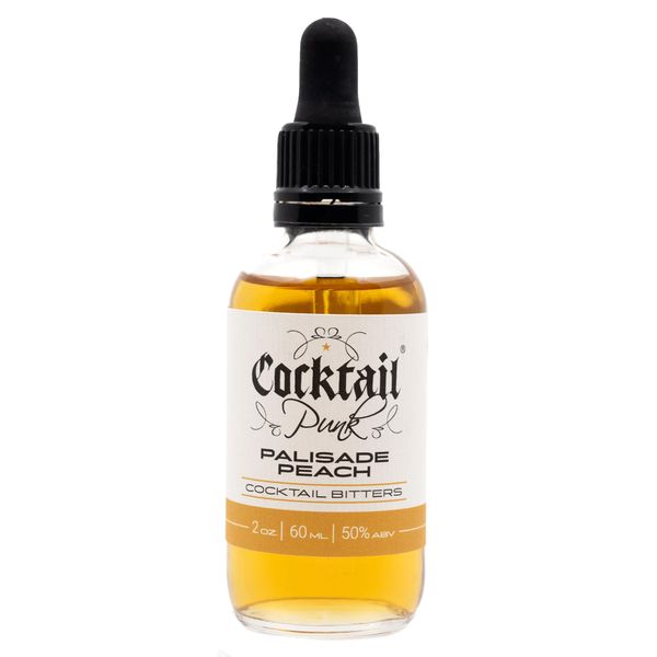 CocktailPunk Cocktail Bitters Small Batch Craft - Made in USA Using All Natural Organic Non GMO Fruits and Spices. (Palisade Peach)