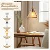 DiCUNO E27 Lampholder, Pendant Light Ceiling Lighting Fitting, Suspended Pendant Light Fitting Kit, Black, 4M, 1Pack