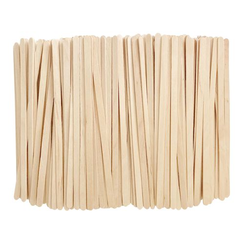 KTOJOY 5.5inch Wooden Coffee Stirrers, 1000 Count Disposable Stir Sticks for Coffee & Cocktails, Wooden Beverage Mixer with Smooth Ends, Swizzle Drink Sticks