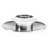 YINETTECH 2X Pop Up Bath Kitchen Basin Waste Push Button Sink Slotted Plug Waste Bolt Set
