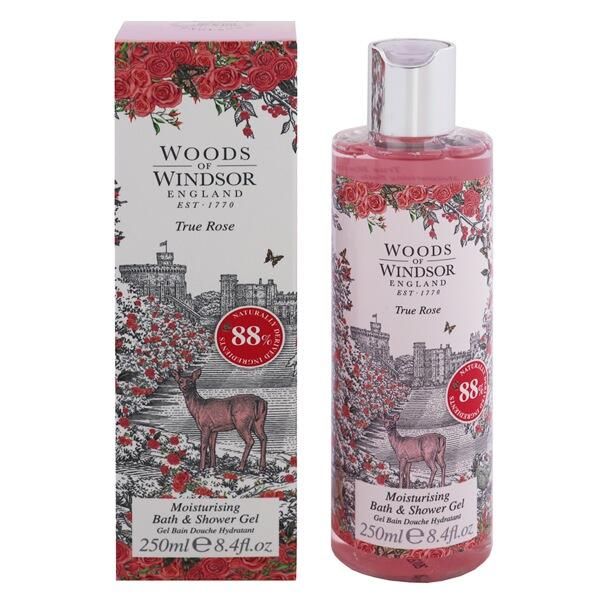 Woods of Windsor True Rose Moisturizing Bath &amp; Shower Gel 250ml TRUE ROSE MOISTURISING BATH &amp; SHOWER GEL WOODS OF WINDSOR