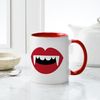 CafePress Vampire Teeth Mugs 11 oz (325 ml) Ceramic Coffee Mug