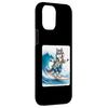iPhone 14 Pro Max Wolf Surfing. Surfer Surfboard Wave Concentration Balance Case